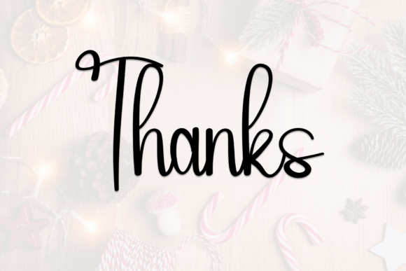 Candy Cane Font - Preview 4