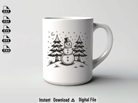 Christmas Snowman SVG, Christmas Gift