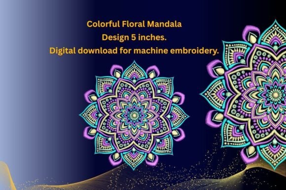 Colorful Floral Mandala