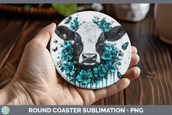 Rustic Coaster Graphics Chicken Round Coaster Animals Rustic Chr Graphic by Enliven Designs ...