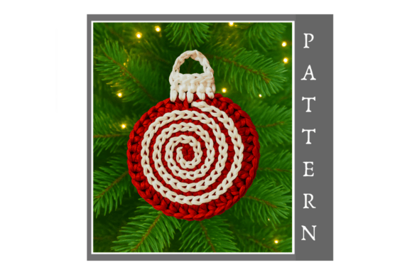 Crochet Coaster Candy, Christmas Ornamen