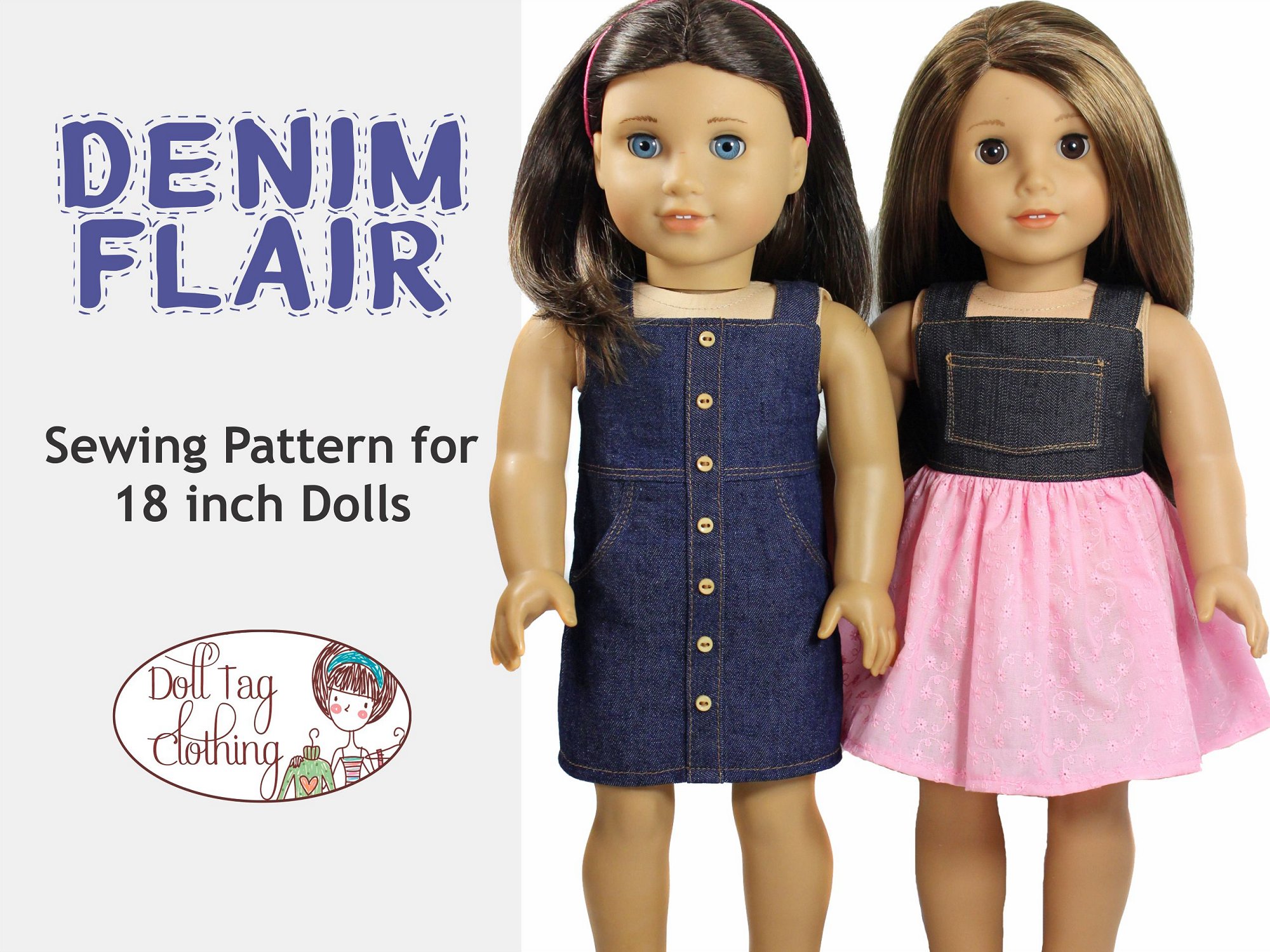 Denim Flair Dress | PDF Sewing Pattern