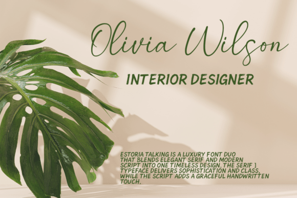 Estoria Talking Duo Font - Preview 1