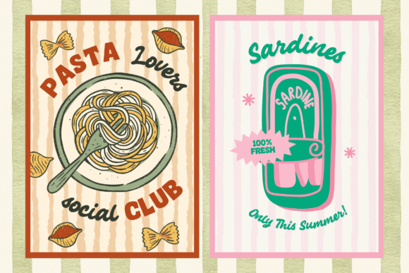 Fresco Vintage Duo Font - Preview 2