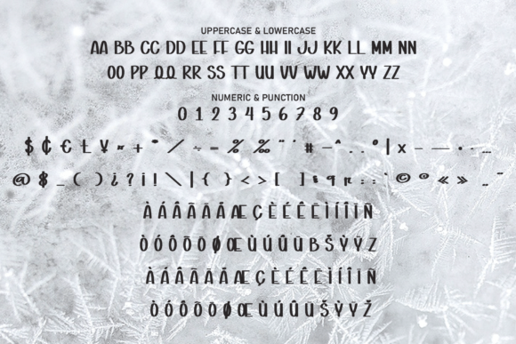 Frosting Font PNG with transparent background - Preview 6