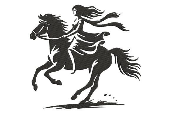 Girl Riding Horse