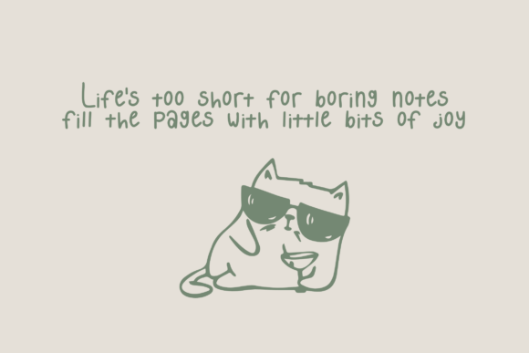 Happy Pen Font PNG with transparent background - Preview 1