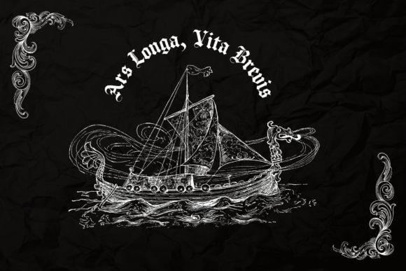 Highborne Font PNG with transparent background - Preview 4
