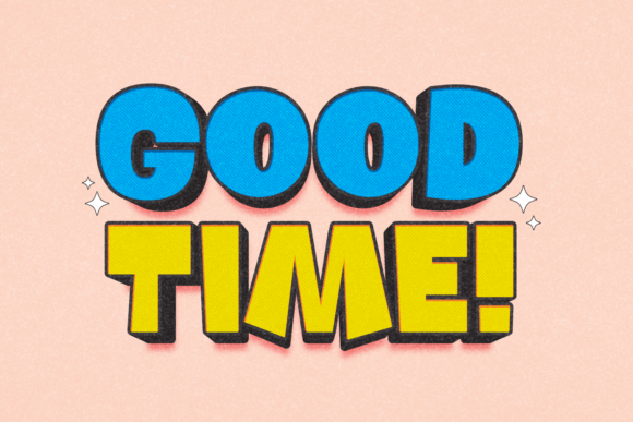 Kids Team Font PNG with transparent background - Preview 4