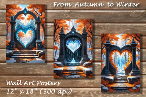Magic Gateway from Autumn to Winter.