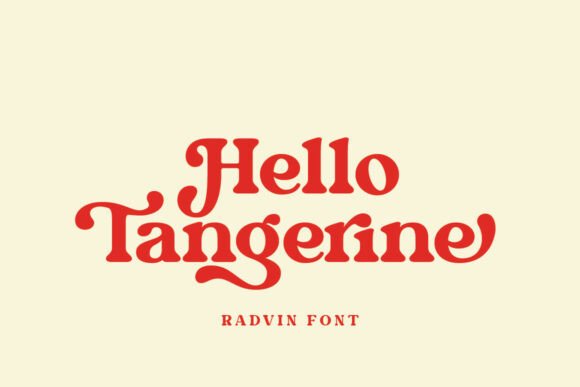 Radvin Font PNG with transparent background - Preview 6