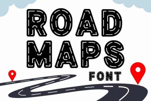 Road Maps Fonts