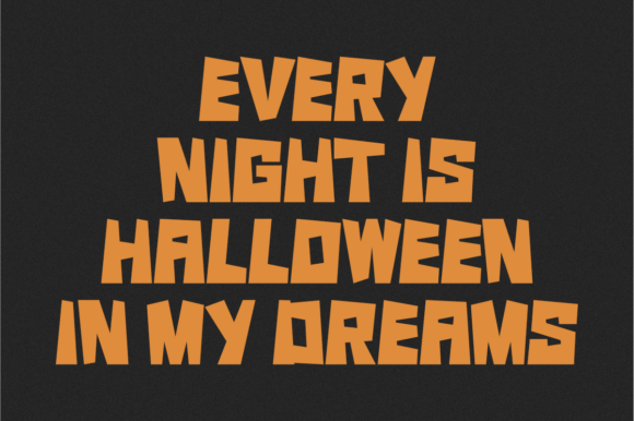 Scary Monster Font PNG with transparent background - Preview 3