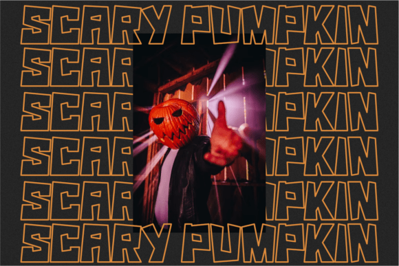 Scary Monster Font PNG with transparent background - Preview 5