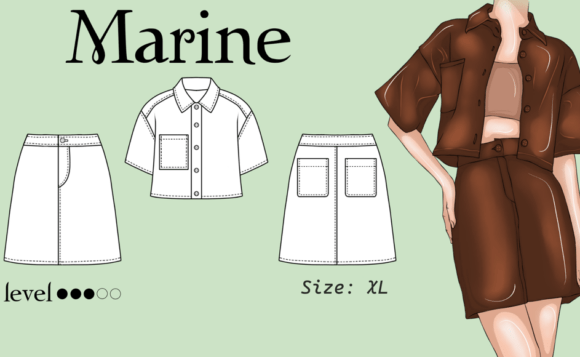 Sewing Patterns Suit Pattern Size XL