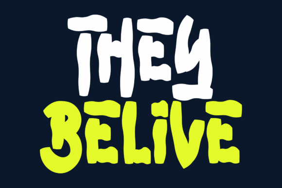 Smart and Bright Font PNG with transparent background - Preview 2