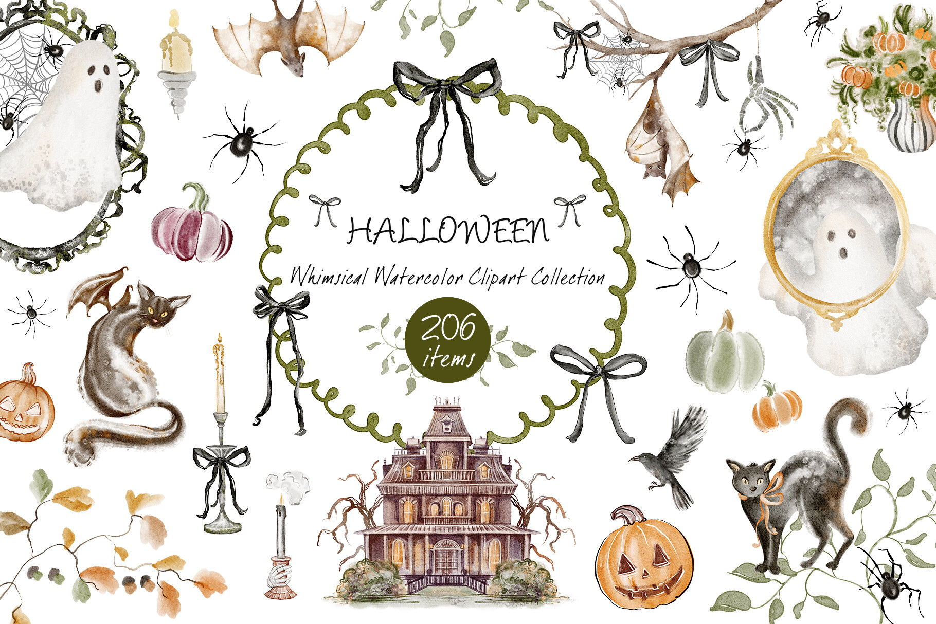 Whimsical Halloween Clipart
