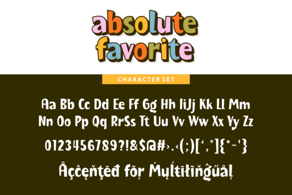 Absolute Favorite Font - Preview 5