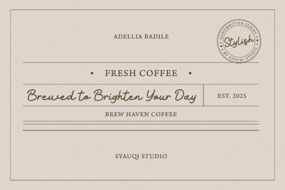 Adellia Badile Font - Preview 5
