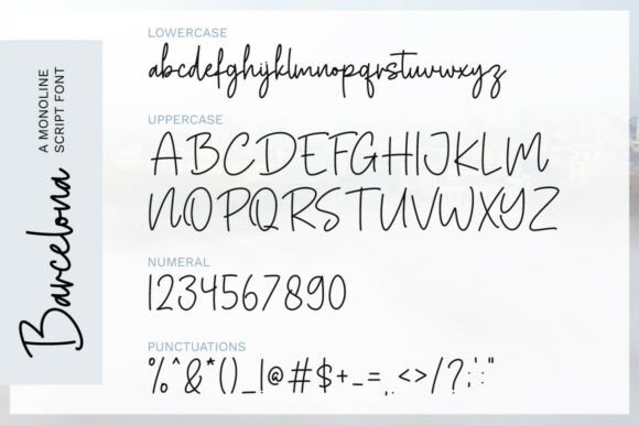 Barcelona Font - Preview 5