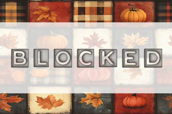 Blocked Font - Preview 1