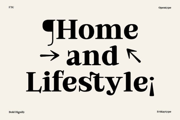 Bold Dignify Font - Preview 3