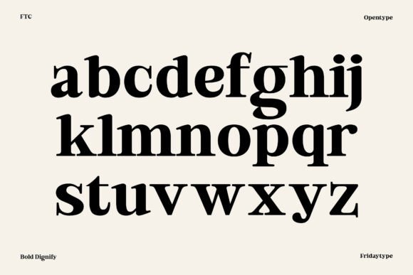 Bold Dignify Font - Preview 6
