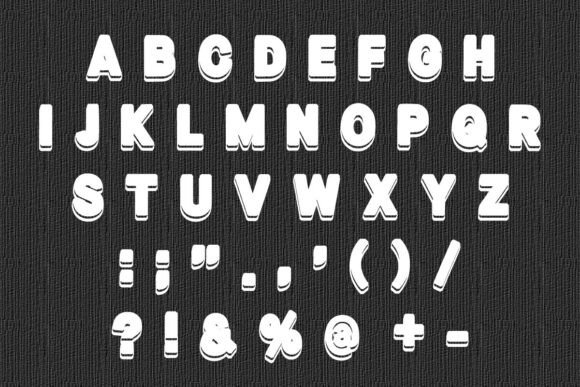 Bold Letter Font - Preview 3