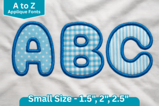Bubble Applique Embroidery Font