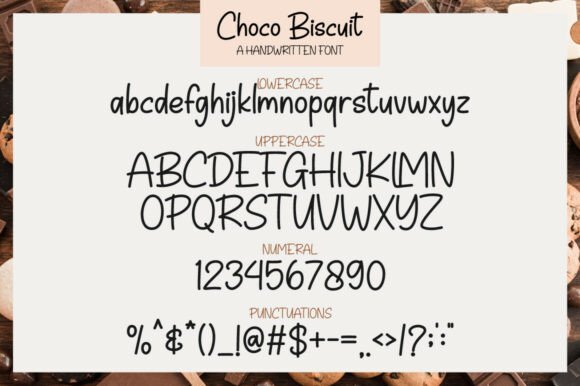 Choco Biscuit Font - Preview 4