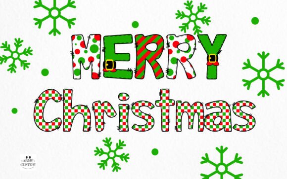 Christmas Bundle Font - Preview 2