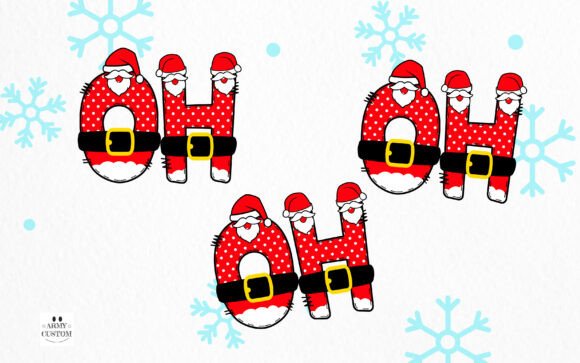 Christmas Santa Army Font - Preview 1