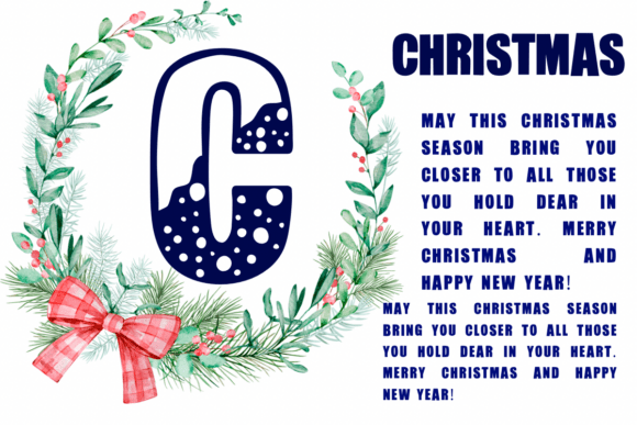 Christmas Snow Winter Font - Preview 1