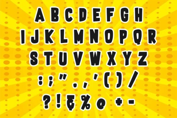 Comic Heroes Font - Preview 4