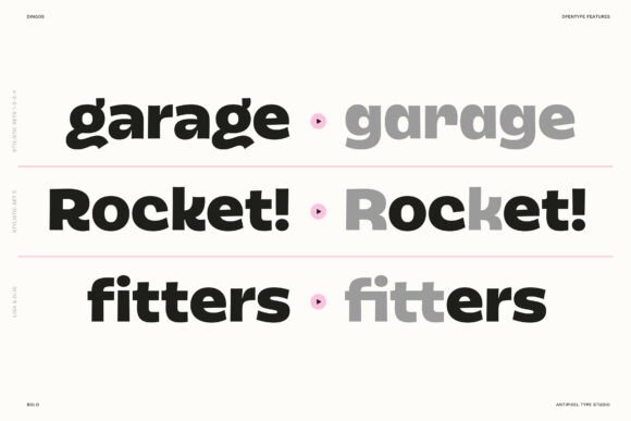 Dingos Font PNG with transparent background - Preview 4