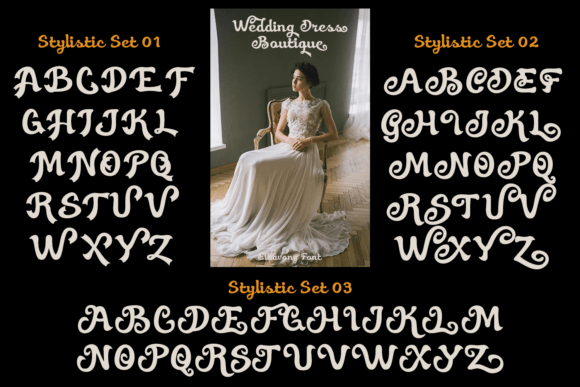 Eliavony Font PNG with transparent background - Preview 4