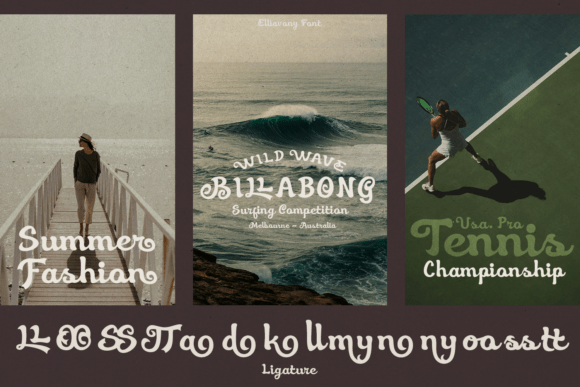 Eliavony Font PNG with transparent background - Preview 5