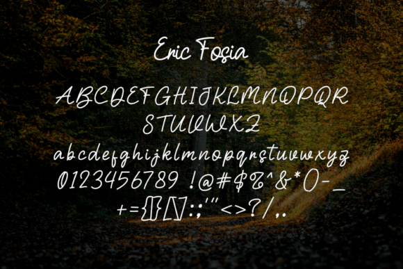 Eric Fosia Font - Preview 1
