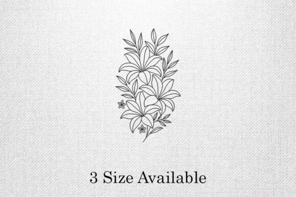 Floral Cluster Outline