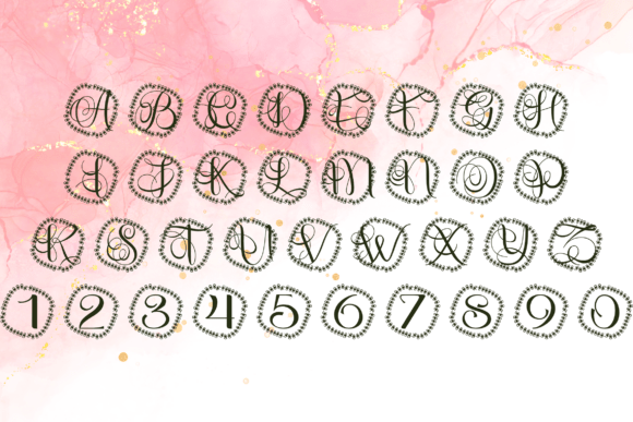 Florique Monogram Font - Preview 3