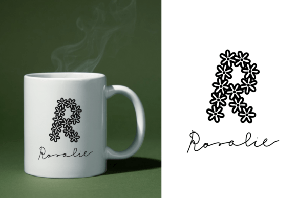 Flower Font - Preview 3