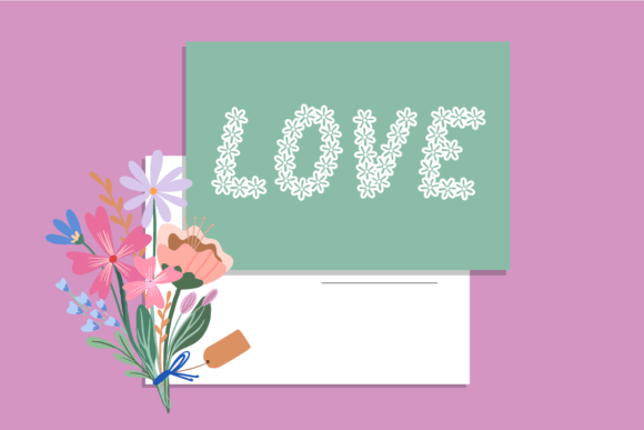 Flower Font - Preview 6
