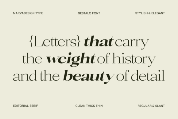 Gestalo Font - Preview 4