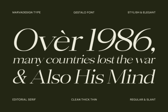 Gestalo Font - Preview 6