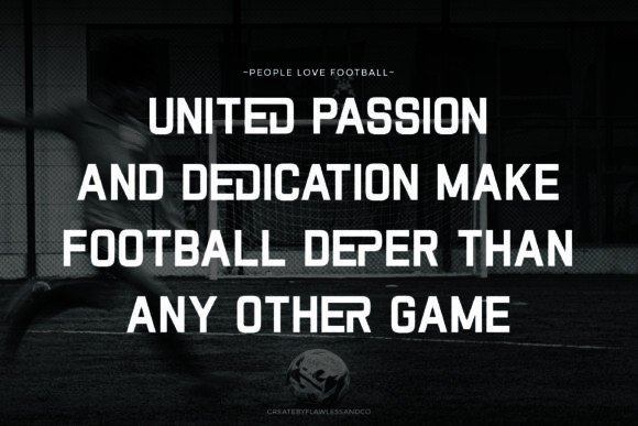 Gridiron Font - Preview 3