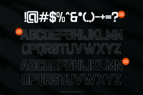 Gridiron Font - Preview 6