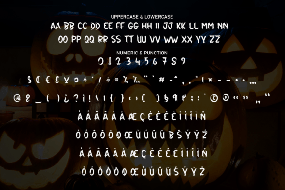 Horror Pumpkin Font - Preview 6