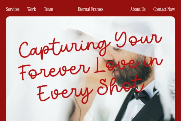 I Love You Font - Preview 1