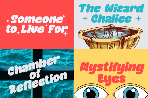 Jacklin - Groovy Bubble Font PNG with transparent background - Preview 4