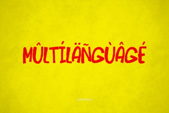 Jaroh Unique Font PNG with transparent background - Preview 5